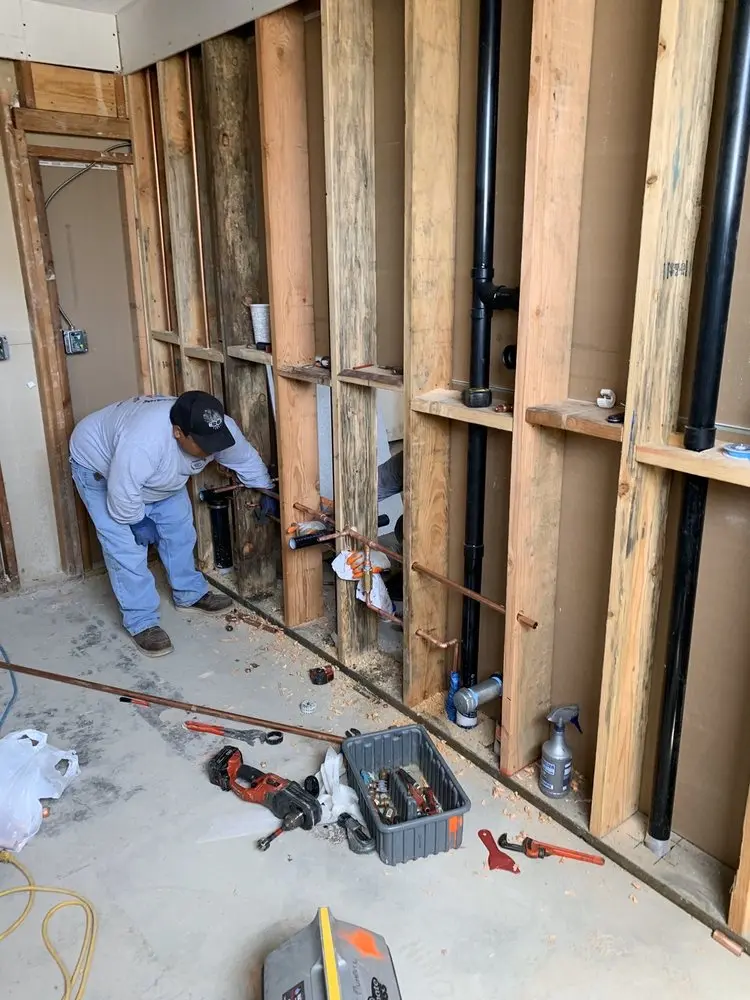 Commercial rough-in plumbing for Gas Line Repair in North Heights